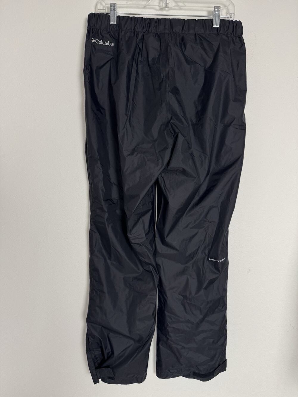Columbia Storm Surge Waterproof Rain Pant Women’s Large Black Hiking Fishing
